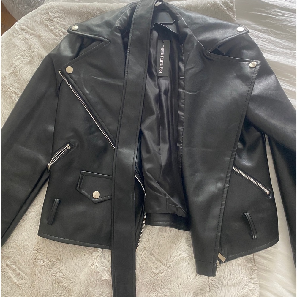 Brand new Pretty Little Thing leather jacket